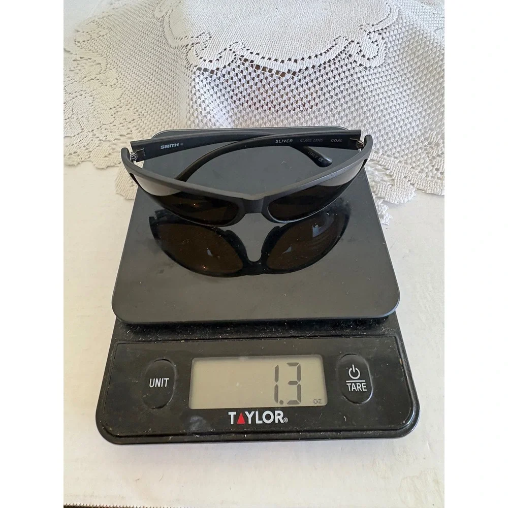 Vintage Smith Sliver Sunglasses Coal Matte Black Brown Glass Lens.Italy. Sport